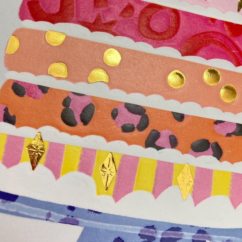 Carte de gâteau d'anniversaire image 2