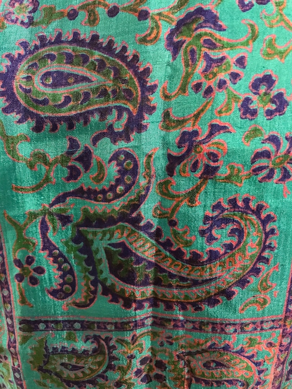 Beautiful Rectangular Silk Scarf - image 3