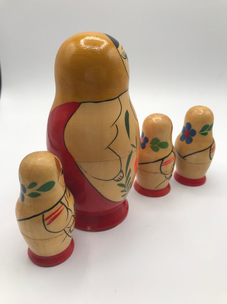Traditional Babushka Nesting Dolls Etsy