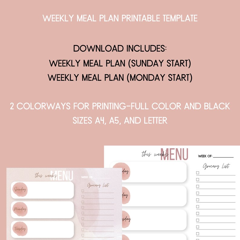 printable-weekly-meal-planning-template-pink-watercolor-etsy