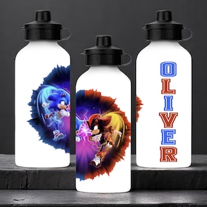 Gourde personnalisée Shadow And Sonic **Bouteille au choix**