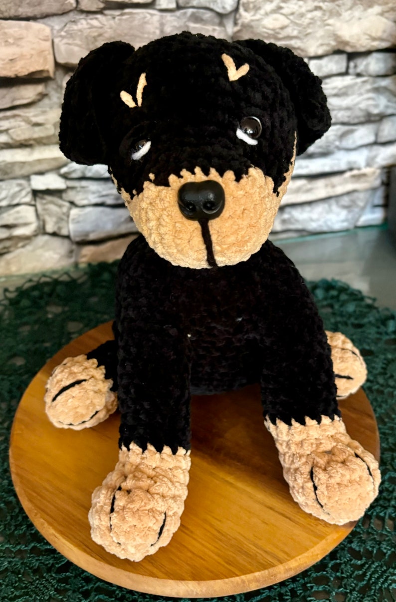 Ruby the Rottweiler Plushie-made TO ORDER - Etsy