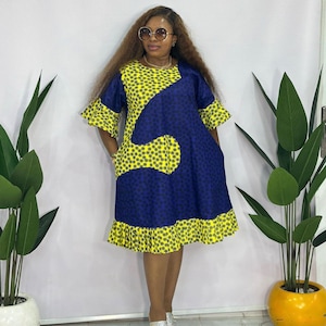Latest native short gown top