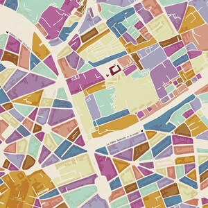 Benutzerdefinierte Karte | Personalisierter Stadtplan-Druck | Unsere erste Heimatkarte | Jubiläumsgeschenk | Individuelles Hochzeitsgeschenk | Personalisierte Kunst für Paare