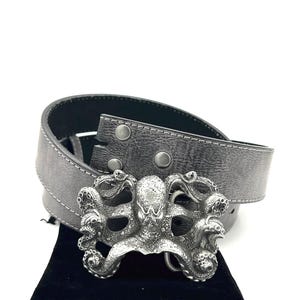 3D Belt Buckle Octopus