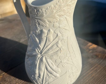 Decorative White Jug