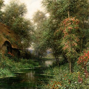 Diane&#39;s Cottage in June, 1000pcs, Jigsaw Puzzle for Adults, Colorful Puzzle, Valentine&#39;s Day, Gift For Puzzle Lover