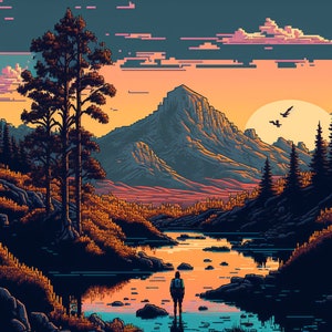Stunning Lake Mountain, 1000pcs, Jigsaw Puzzle for Adults, Colorful Puzzle, Valentine&#39;s Day, Gift For Puzzle Lover, Jigsaw Puzzle