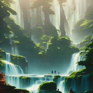 Mountain Mist Jigsaw Puzzle, Jigsaw Puzzle For Adults, Colorful Puzzle, Christmas Gift, Valentine&#39;s Day, Gift For Puzzle Lover, 3 Sizes