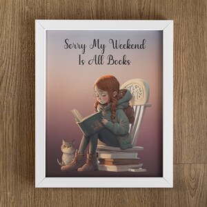 Book Lovers Wall Art, Bookish Wall Art, Book Art Download, Book Wall Print, Bookish Prints, Book Art Print, Book Art Printable