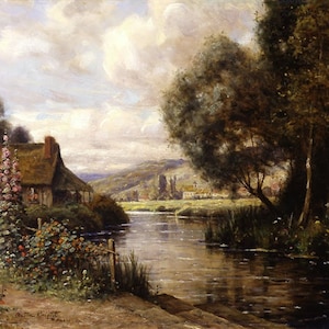 Cottage at Launay, Jigsaw Puzzle,  110 - 500pcs, Jigsaw Puzzle For Adults, Colorful Jigsaw Puzzle, Gift For Puzzle Lovers