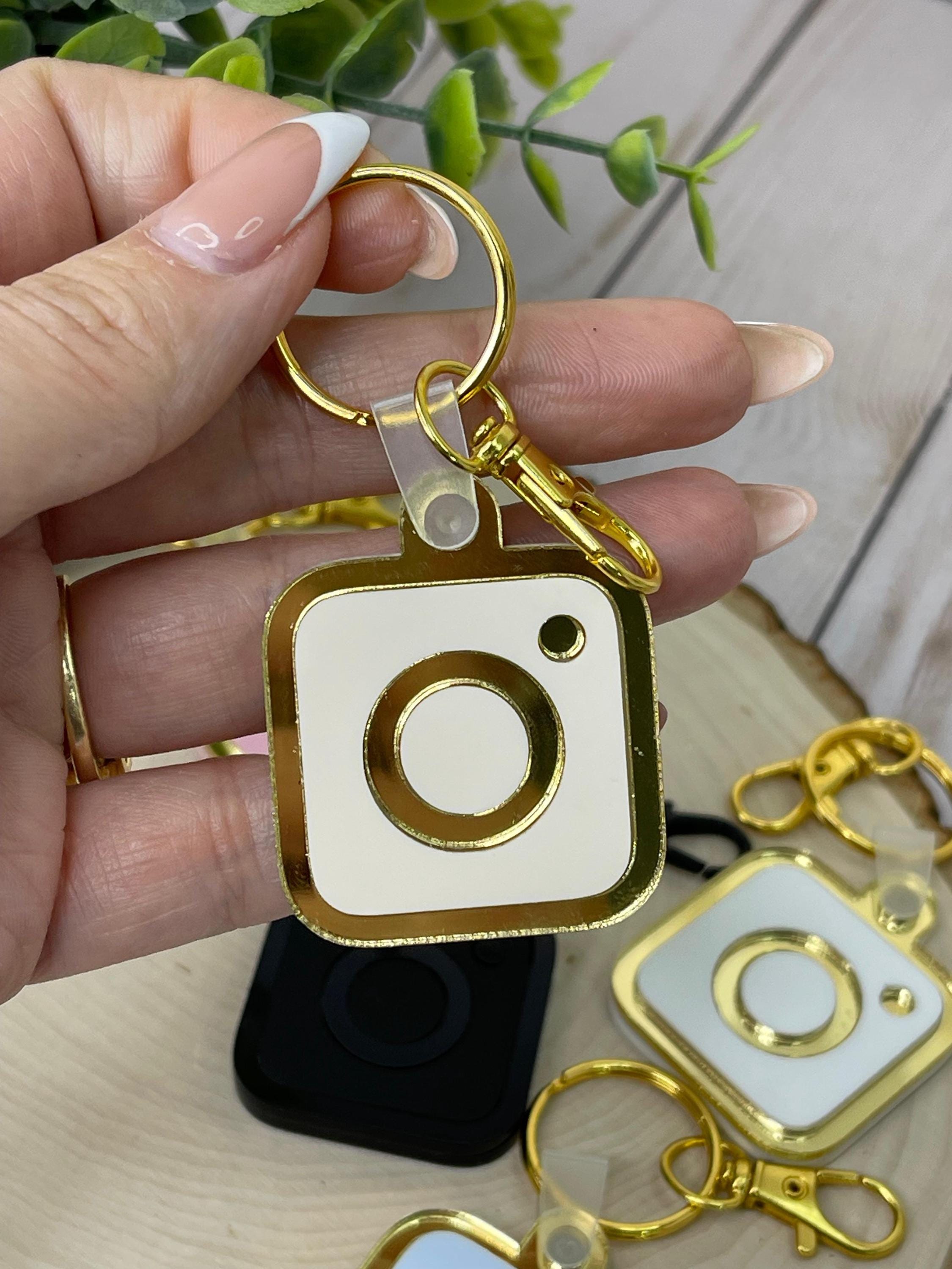 Personalized NFC Keychain, Custom Social Media Link, Purse Charm - Etsy