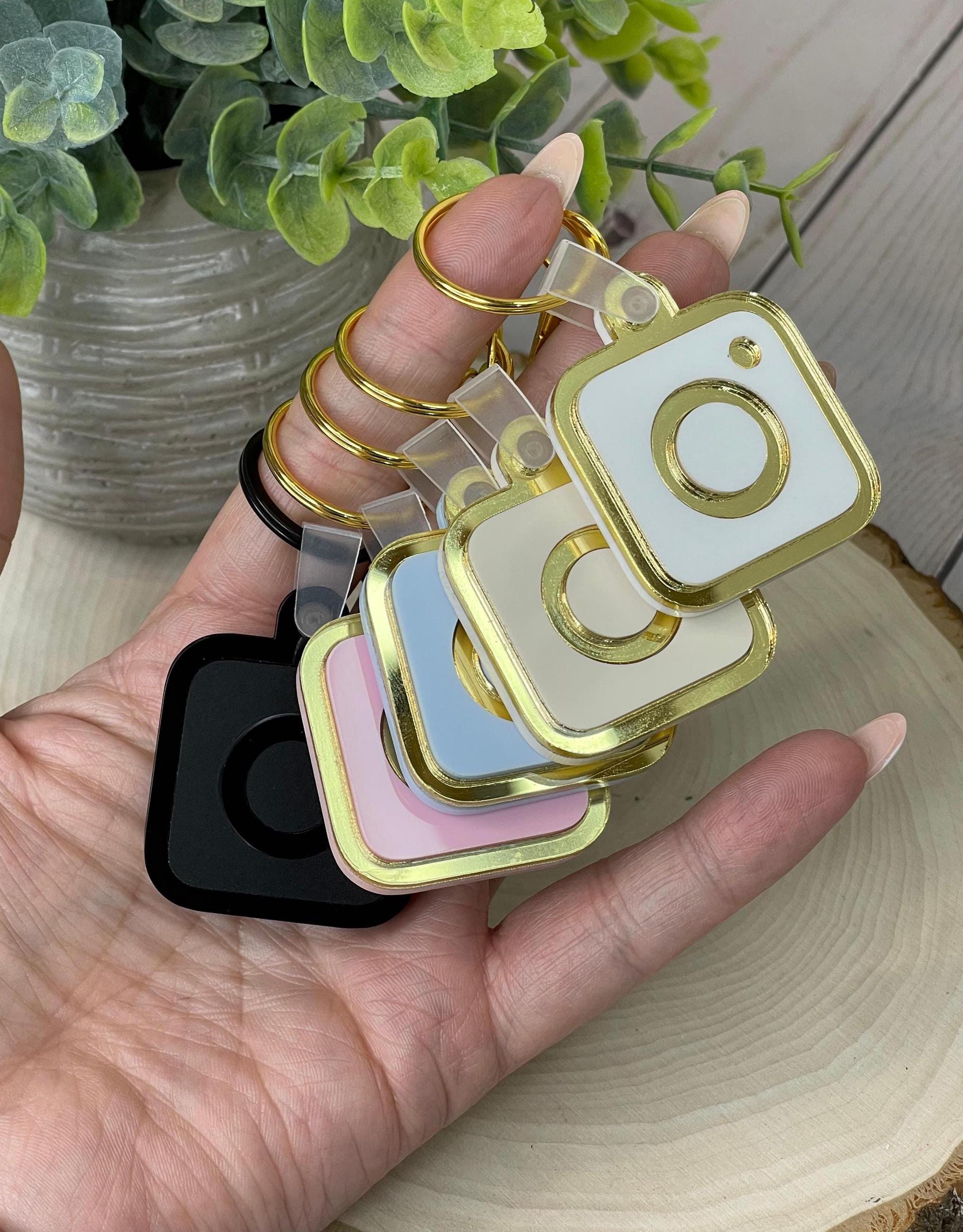 Personalized NFC Keychain, Custom Social Media Link, Purse Charm - Etsy