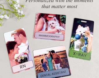 Personalisiertes Abzeichen Buddy Benutzerdefiniertes Bild Bedeutungsvolles Geschenk für den besten Freund Pflege-Abschluss-Geschenkidee für Doktorgeburtstags-Krankenschwester-Accessoire