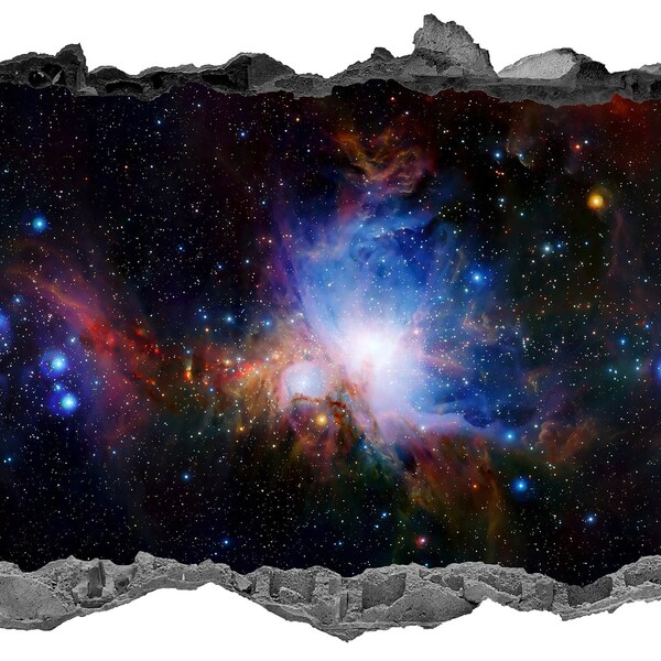 Galaxy Wall Mural Etsy UK