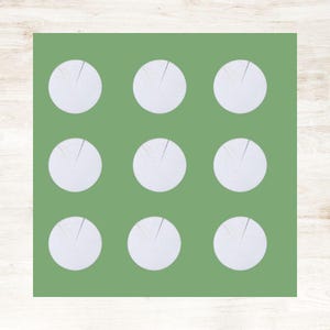 Dots Blackout Fabric Repair Stickers ~ Cover Roman Shade Rings or Pin Holes