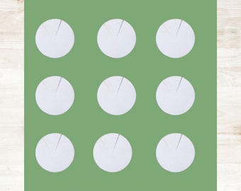 Dots Blackout Fabric Repair Stickers ~ Cover Roman Shade Rings or Pin Holes