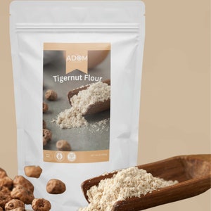 Tiger nuts Flour | Chufa flour | Yellow nutsedge Flour | Gluten Free and Grain-Free Flour For Baking, Paleo, Non-GMO| Tigernut drink mix