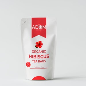 Hibiscus Tea Bags| Caffeine-free tea| Herbal tea| loose leaf tea| Hibiscus tea Hibiscus Sabdariffa