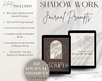 Shadow Work Journal Prompts for Mental Health Printable Shadow Work Prompts for Healing Inner Child Journal Digital Shadow Work Workbook