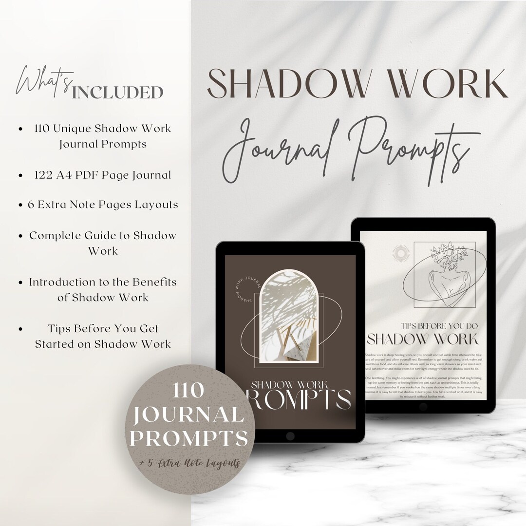 Shadow Work Journal Prompts for Mental Health Printable Shadow Work ...