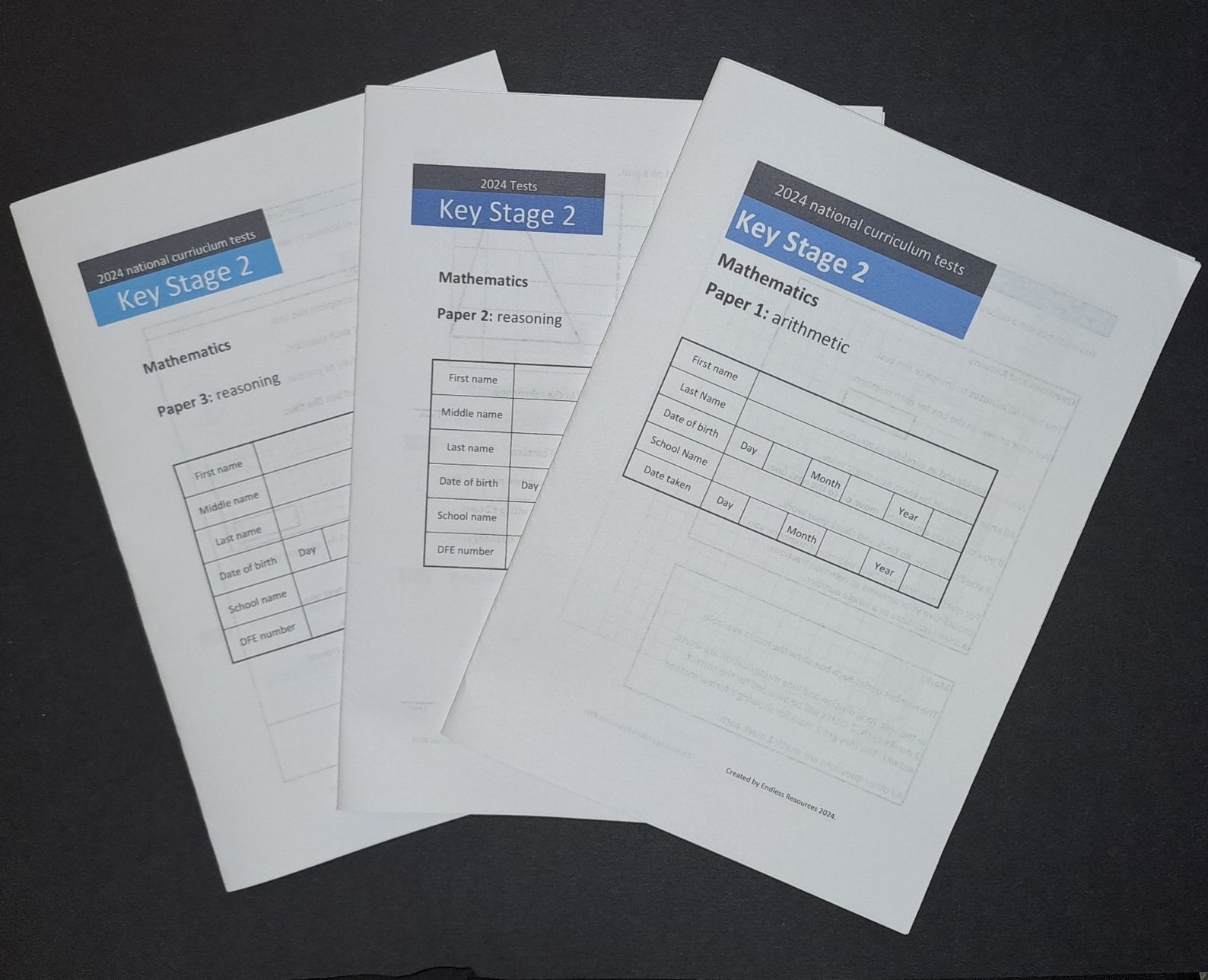 Paper Copy Math Papers Year 6 Maths Sats, All 3 Papers and Answers, Based on the 2024 Official ...