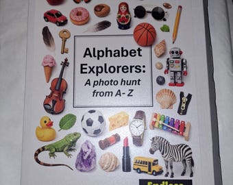Alphabet Explorers: A pack of 26 A4 picture cards to spot the letters for different objects