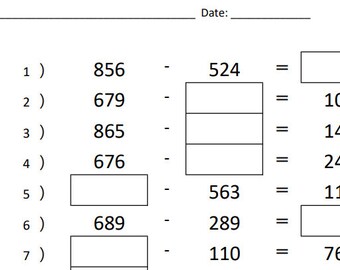 大好き 300 Maths Box Worksheets - Add, Subtract, Multiply, Divide ソフトドリンク