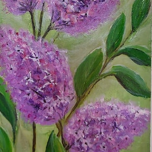 Lilacs (lilac flowers and leaves)