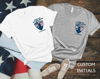 Personalized Fallen Soldier Shirt, Thank You For Your Service Memorial Tee, Custom Veteran Tribute Shirt, Military Remembrance Gift