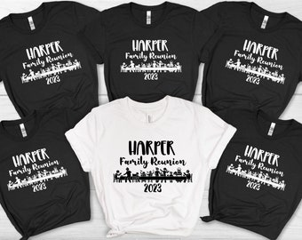 Family Reunion Shirts Custom, Matching Family Tees Personalized, Large Family Gathering BBQ