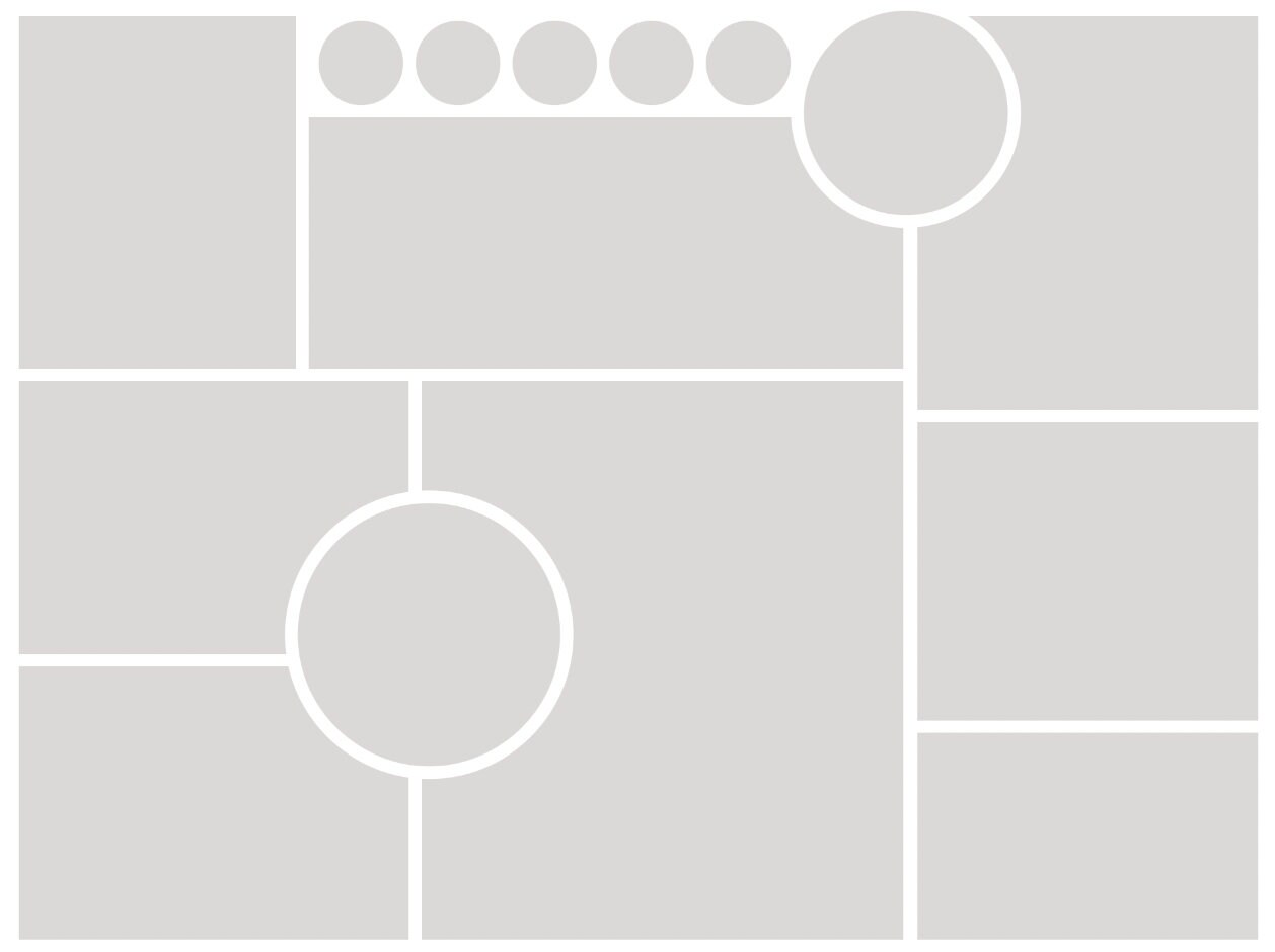 Moodboard Moodboard Template Photoshop Moodboard Etsy