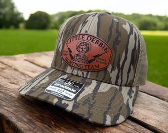 Little Debbie Hunting Team Leather Patch Richardson 112 Hat