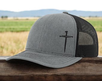 Embroidered 3 Nails and Cross Richardson 112 Hat