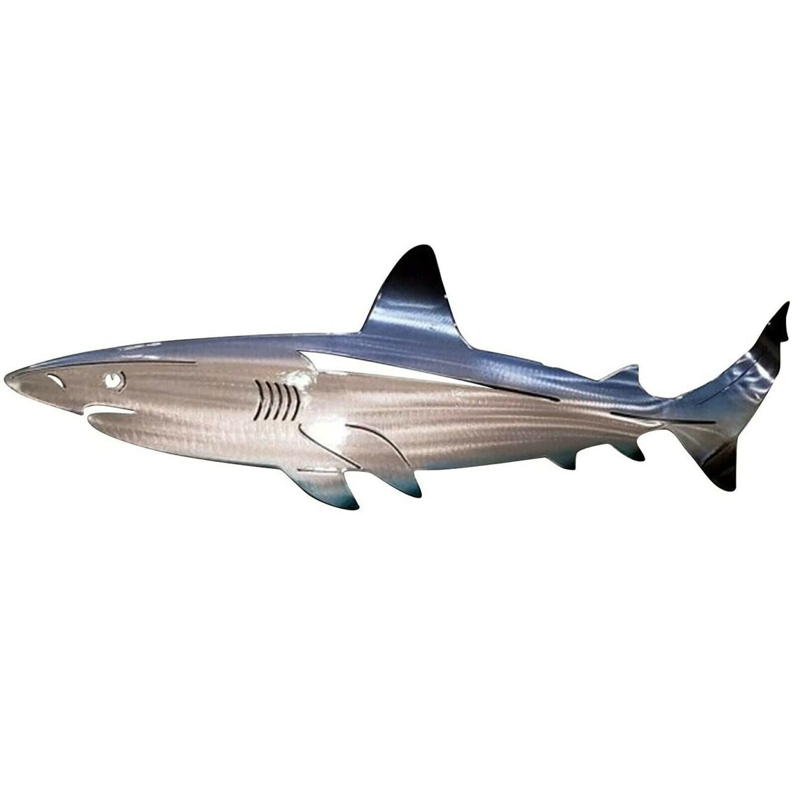 Shark Metal Wall Art Decor Ocean Fish Decoration Etsy