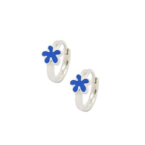 Orecchini Boho in Argento Placcato con Pietra Blu all'ingrosso per il tuo negozio