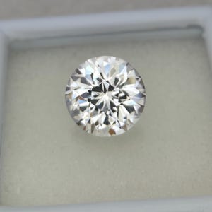 Precision Cut, 8.10 Ct Lab White Sapphire, 12 MM Star Cut White Sapphire, Clear Sapphire, Loose White Sapphire, Gemstone, Custom Cut, Gems