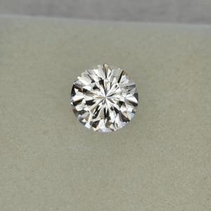 Precision Cut, 4.70 Ct Lab White Sapphire, 10 MM Round Cut White Sapphire, Clear Sapphire, Loose White Sapphire, Sapphire Gemstone, Gems