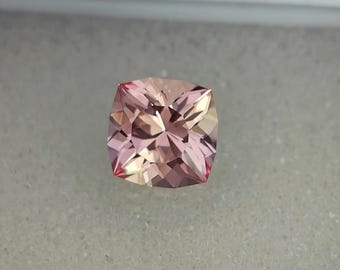 Precision Cut- 2.70 ct Lab Pink Sapphire, 7.5 MM Cushion Cut Pink Sapphire, Flawless Pink Sapphire, Sapphire, Custom Cut Sapphire Gemstone