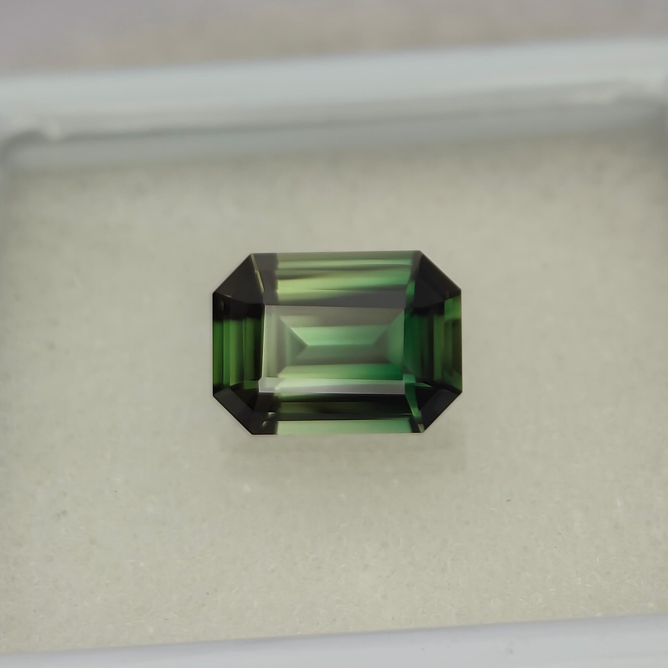 Precision Cut, 4.10 Ct Lab Green Spinel Gemstone, 8x11 MM Emerald ...