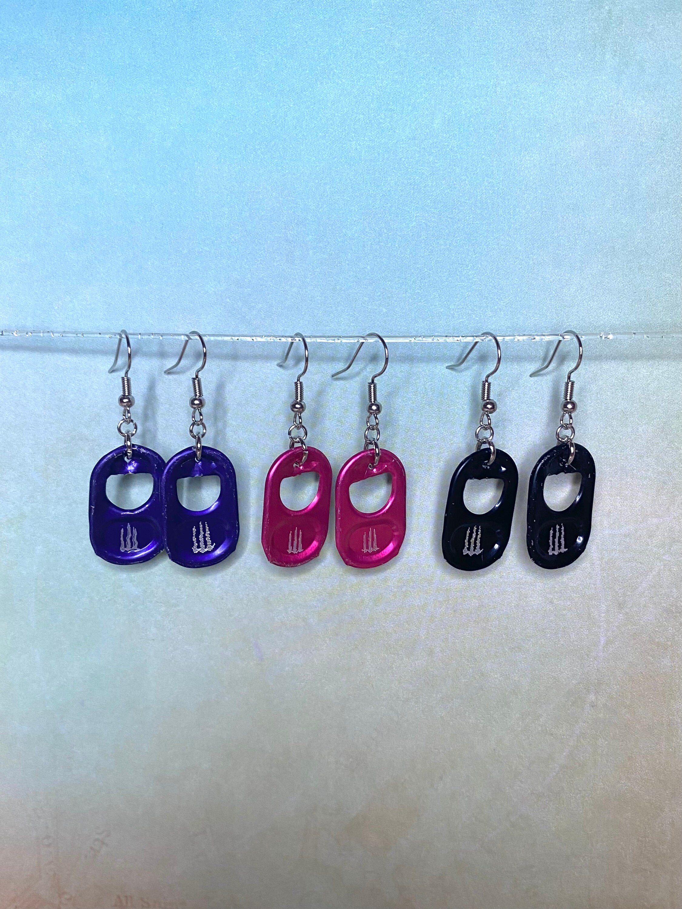 Monster Tab Earrings Etsy