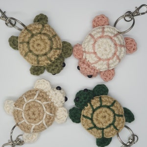 Turtle Keyring Crochet Pattern (PDF) - Etsy