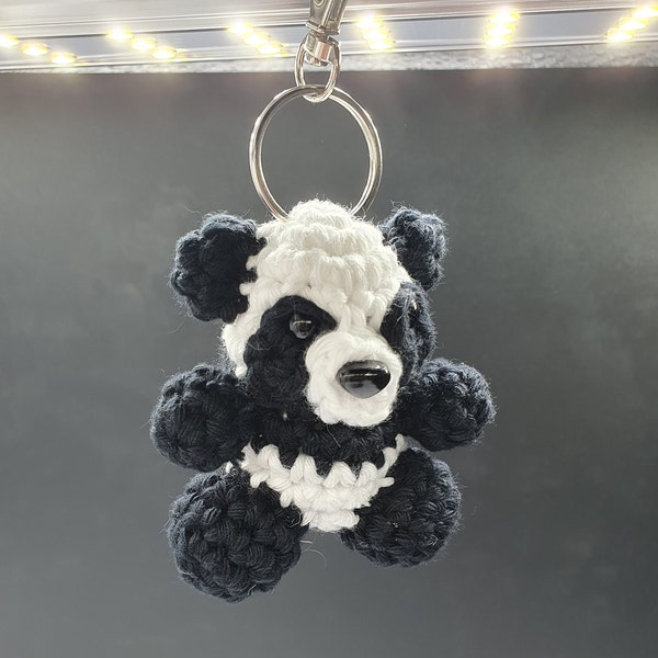 Panda Keyring Crochet Pattern pdf