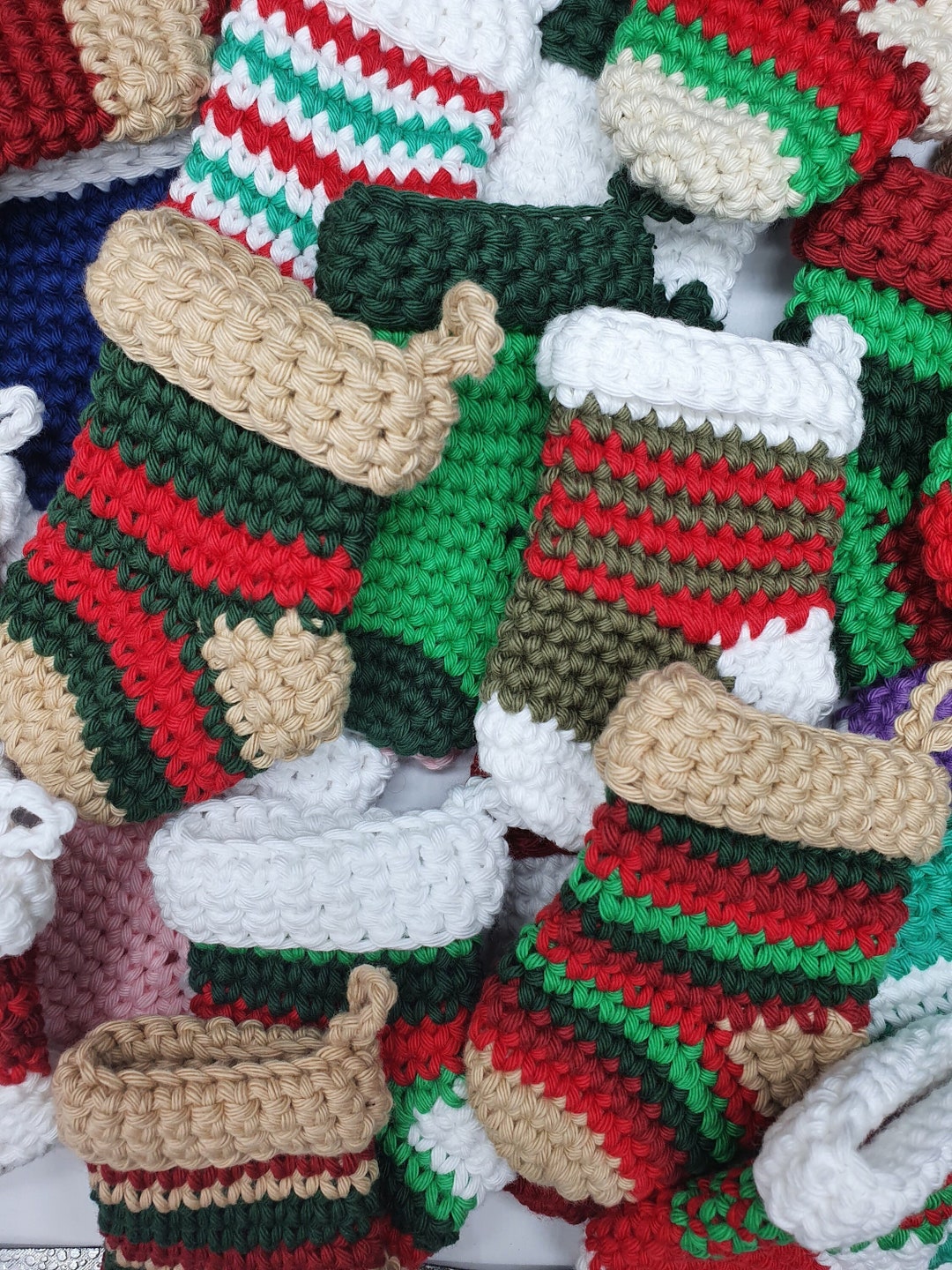Crochet Pattern Christmas Stocking Gift Card Holder.pdf Etsy