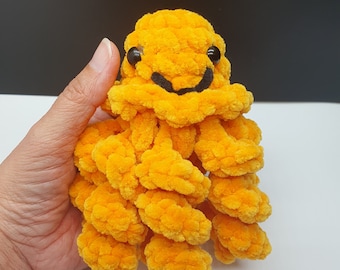 Pattern for Chenille Crochet Octopus