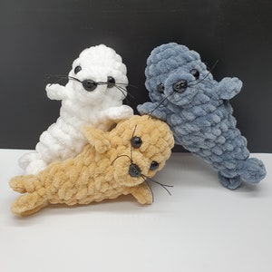 Seal Chenille Crochet Pattern