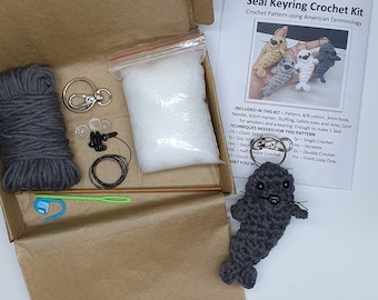 Seal Keyring Crochet Kit