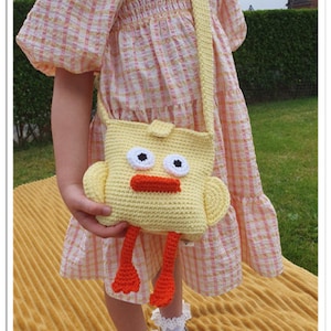 Crochet Duck Shoulder Bag Pattern