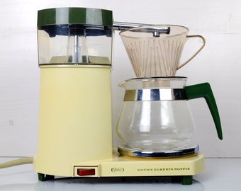 Vintage Technivorm MoccaMasterType 72 D.E. Douwe Egberts Best cup of coffee since 1968 Handmade Dutch design Filter coffee coffee machine