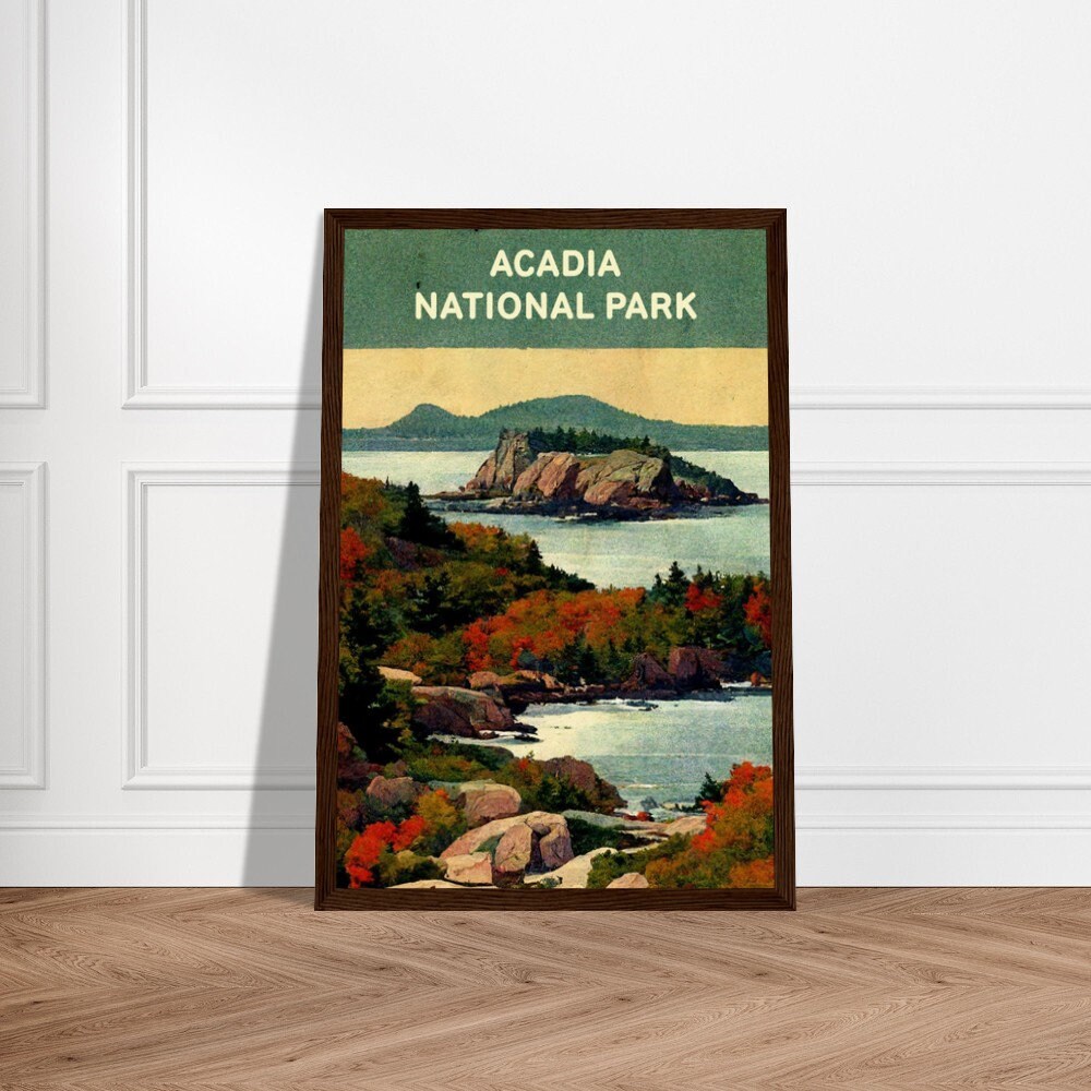 Acadia National Park Art Print, Acadia National Park Canvas Art,